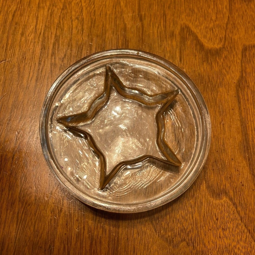 Vintage Star Candle Holder Star paperweight Star Coaster